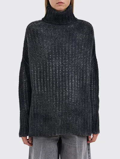 Avant Toi Cashmere High Neck Sweater In Black