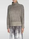 Avant Toi Cashmere Blend High Neck Sweater In Gray