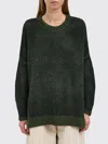 Avant Toi Crew Neck Cashmere And Silk Sweater In Green