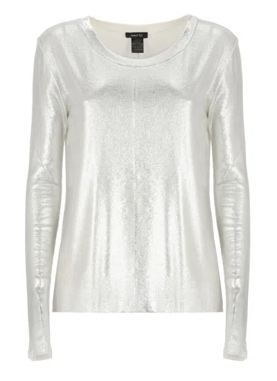 AVANT TOI SWEATER WITH LUREX DETAILS