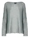 Avant Toi Blue Linen Sweater