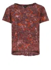 Avant Toi Purple Cotton Knit Top In Red