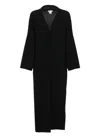 Avant Toi Wool And Cashmere Long Cardigan In Black