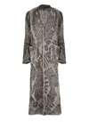 Avant Toi Wool And Cashmere Long Cardigan In Gray