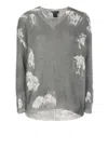 Avant Toi V-neck Cashmere Sweater In Gray