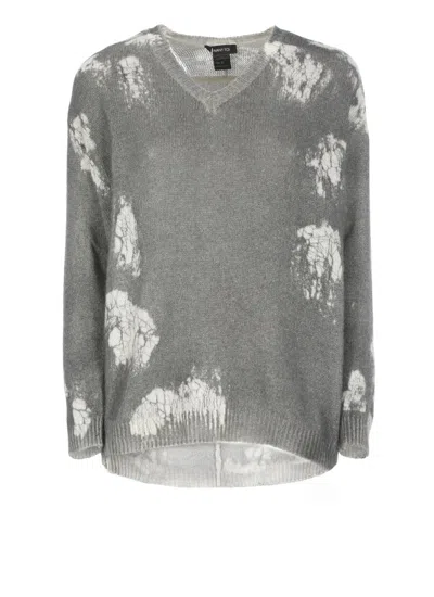 Avant Toi V-neck Cashmere Sweater In Gray