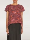 Avant Toi Purple Cotton Knit Top