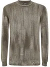 AVANT TOI AVANT TOI TONAL EFFECT ROUND NECK OFF GAUGE PULLOVER CLOTHING