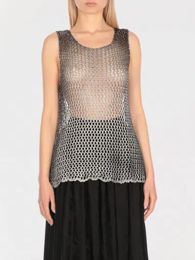 AVANT TOI TOP AVANT TOI WOMAN COLOR GREY,H01299020