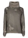 Avant Toi Turtleneck Cashmere Sweater In Brown