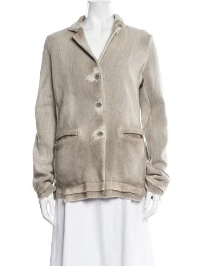 Pre-owned Avant Toi Virgin Wool Blazer In Neutrals