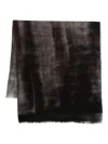Avant Toi Virgin-wool Scarf In Brown
