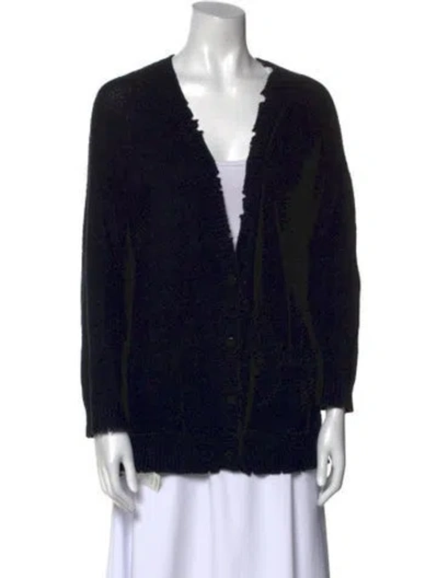 Pre-owned Avant Toi V-neck Sweater In Black