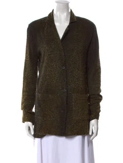 Pre-owned Avant Toi V-neck Sweater In Green
