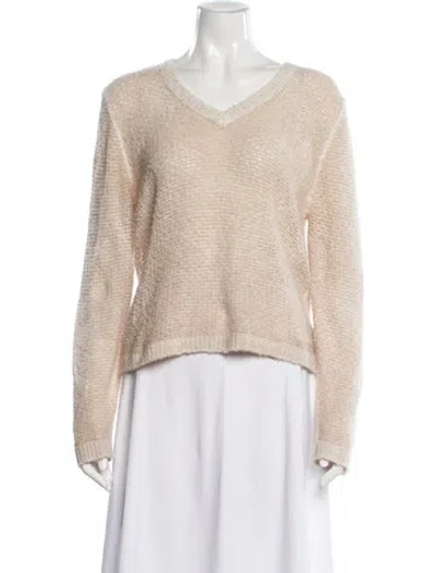 Pre-owned Avant Toi V-neck Sweater In Neutral