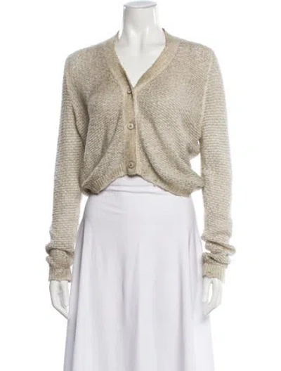 Pre-owned Avant Toi V-neck Sweater In Neutral