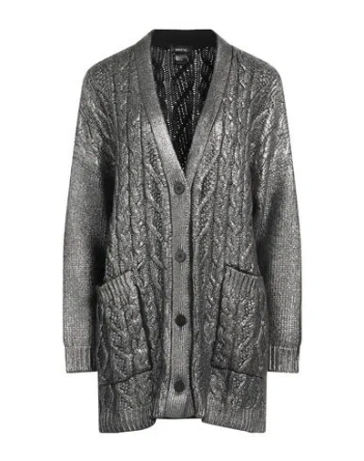 Avant Toi Woman Cardigan Grey Size M Merino Wool, Cashmere In Gray
