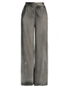 Shop Avant Toi Woman Pants Charcoal Size L Viscose, Silk, Elastane In Grey