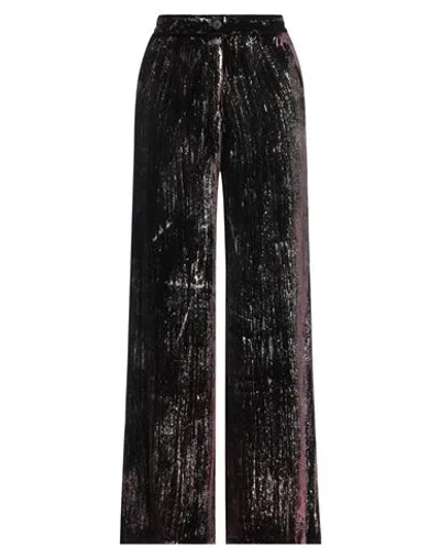 Avant Toi Woman Pants Plum Size S Viscose, Silk, Elastane In Purple