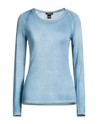 Avant Toi Woman Sweater Azure Size L Cashmere, Silk In Blue