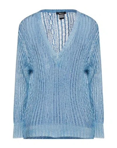 Avant Toi Woman Sweater Azure Size Xs Cashmere, Silk In Blue