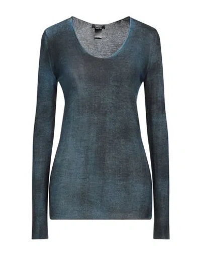 Avant Toi Woman Sweater Midnight Blue Size L Cashmere, Silk, Polyester