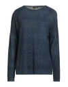 Avant Toi Woman Sweater Navy Size S Merino Wool, Cashmere, Lurex In Blue