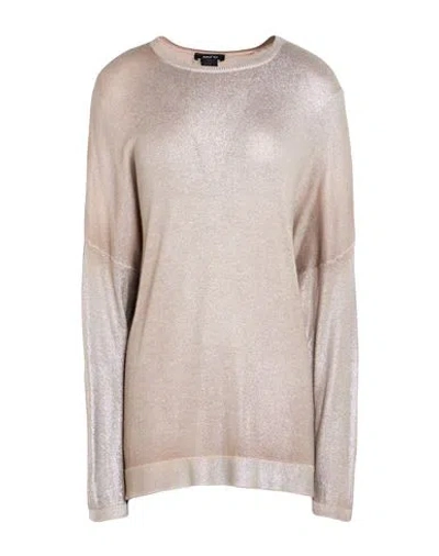 Avant Toi Woman Sweater Taupe Size M Cashmere, Silk In Neutral