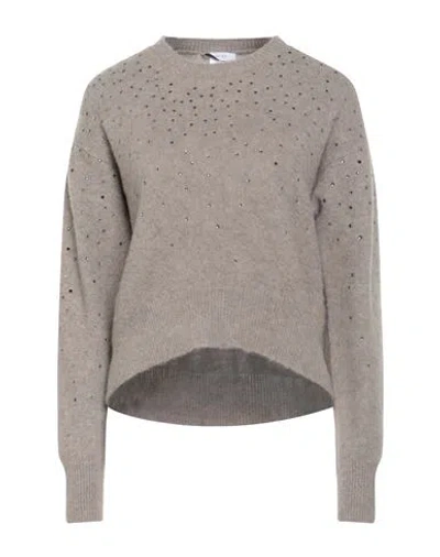 Avant Toi Woman Sweater Taupe Size Xl Cashmere In Gray