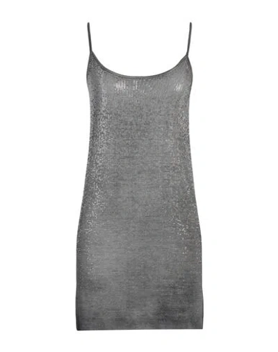 Avant Toi Woman Top Grey Size Xl Modal, Silk, Lycra In Gray