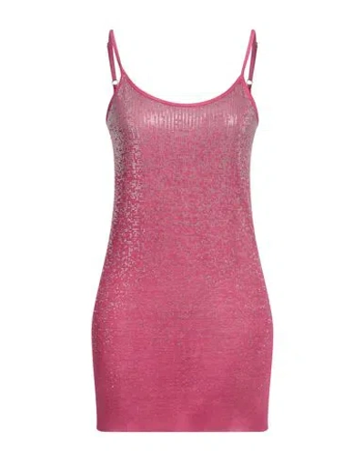 Avant Toi Woman Top Magenta Size M Modal, Silk, Lycra In Purple