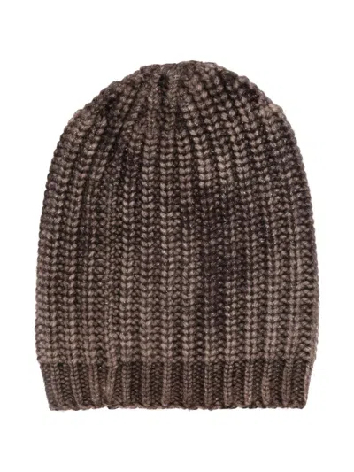 AVANT TOI AVANT TOI WOMEN "HAND PAINTED" CORN COB STITCH HAT WITH LAMINATION
