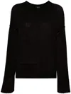 Avant Toi Crew-neck Sweater In Viola Scuro
