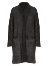 Avant Toi Dark Grey Wool And Cashmere Cardigan In Gray