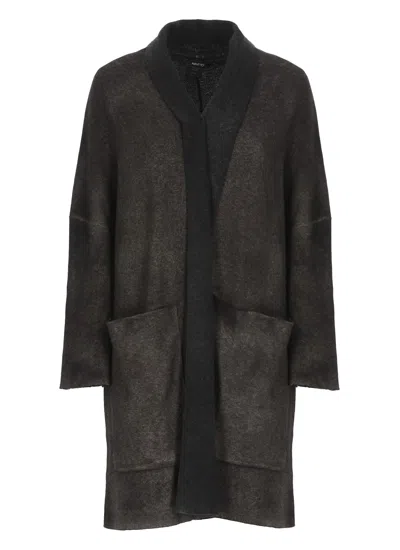 Avant Toi Wool And Cashmere Cardigan In Gray