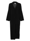 Avant Toi Wool And Cashmere Long Cardigan In Black