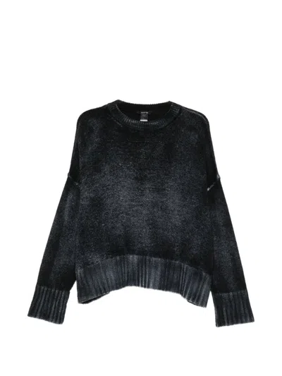 Avant Toi Wool Blend Oversized Jumper In Blue
