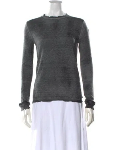 Pre-owned Avant Toi Wool Crew Neck Sweater In Gray