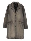 Avant Toi Wool Single-breasted Coat In Brown