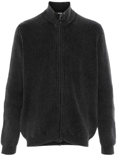 Avant Toi Cardigan Mit Reissverschluss In Grau