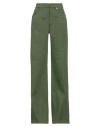 Avantgar Denim By European Culture Woman Pants Green Size 29 Cotton, Elastane
