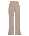 Avantgar Denim By European Culture Woman Pants Light Brown Size 31 Cotton, Elastane In Beige