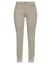 Avantgar Denim By European Culture Woman Pants Sand Size 26 Cotton, Polyester, Rubber In Beige
