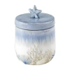 Avanti Abstract Coastal Covered Jar Bedding In Blue
