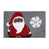 Avanti African-american Santa Bath Rug In Gray