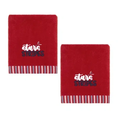 Avanti All-american 2-pc. Hand Towel In Red