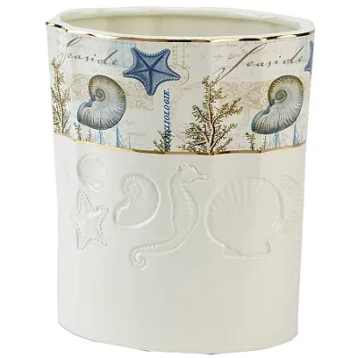 Avanti Antigua Waste Basket In White