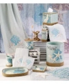 Avanti Beachcomber Seashells Resin Bath Accessories In Green