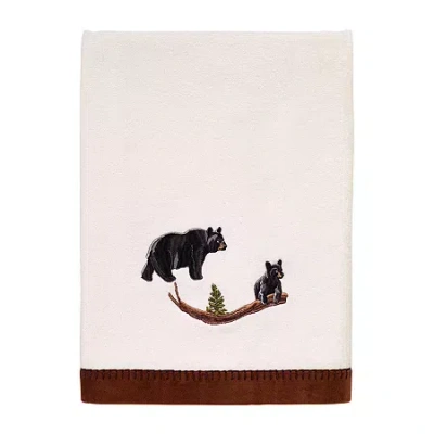 Avanti Black Bear Lodge Bath Towel In Sand