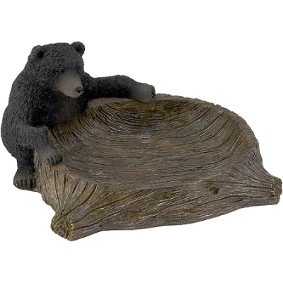 Avanti Black Bear Lodge Soap Dish In Multi